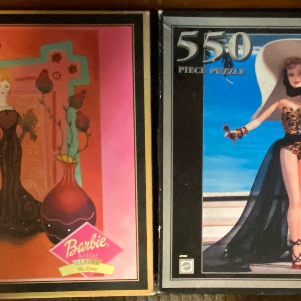 Mattel Barbie Collectible Puzzle Duo